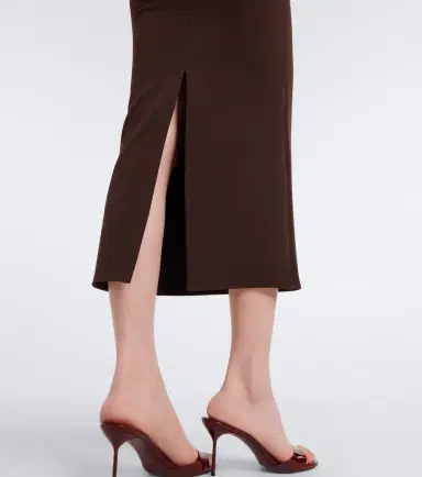 Alex Perry Off-shoulder crêpe midi dress | Thumbnail 4
