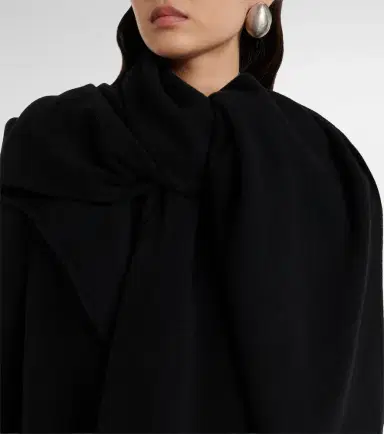 The Attico Scarf-detail wool and cashmere coat | Thumbnail 3