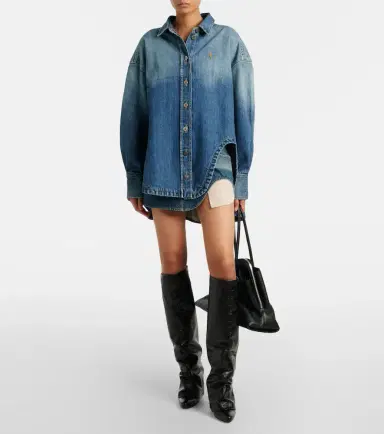 The Attico Denim shirt | Thumbnail 2