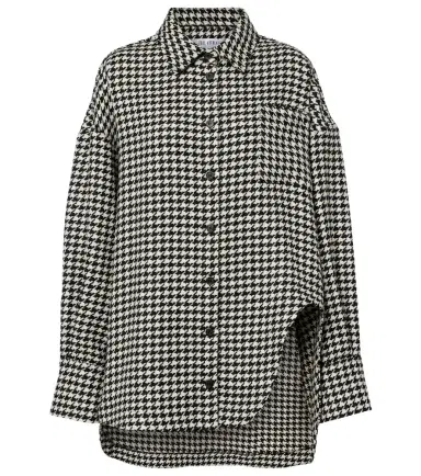 The Attico Houndstooth virgin wool shirt | Thumbnail 1