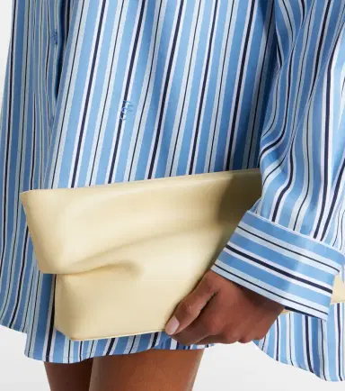 The Frankie Shop Oana striped cotton-blend shirt | Thumbnail 4