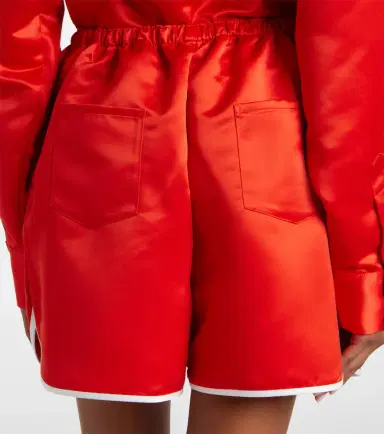 The Frankie Shop Adia satin shorts | Thumbnail 5