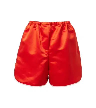 The Frankie Shop Adia satin shorts | Thumbnail 1