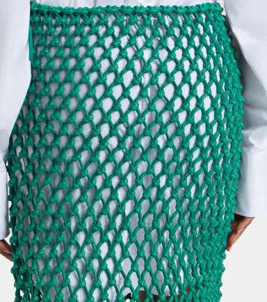 The Frankie Shop Nelaya macramé leather midi skirt | Thumbnail 6 The Frankie Shop Nelaya macramé leather midi skirt | Thumbnail 6