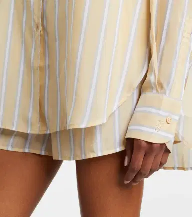 The Frankie Shop Peri striped twill shirt | Thumbnail 2