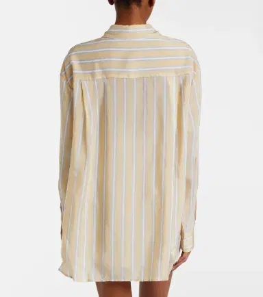 The Frankie Shop Peri striped twill shirt | Thumbnail 5