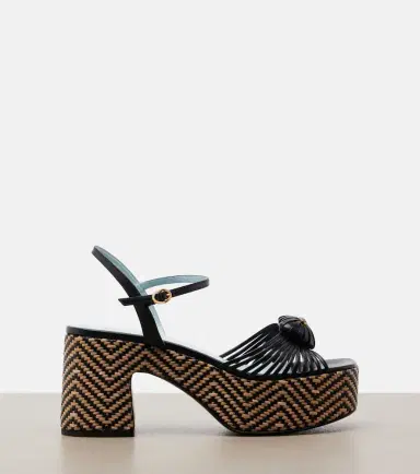Valentino Garavani Caur Royal leather platform sandals | Thumbnail 2 Valentino Garavani Caur Royal leather platform sandals | Thumbnail 2