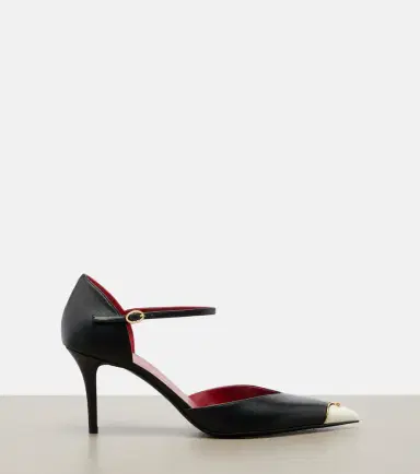 Valentino Garavani D'Orsay Heartip leather pumps | Thumbnail 2 Valentino Garavani D'Orsay Heartip leather pumps | Thumbnail 2