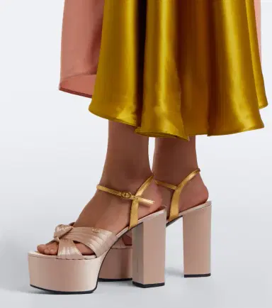 Valentino Garavani Crasher satin platform sandals | Thumbnail 5 Valentino Garavani Crasher satin platform sandals | Thumbnail 5
