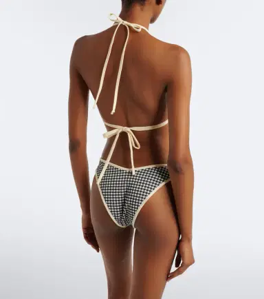 Montce Emma gingham seersucker bikini top | Thumbnail 4