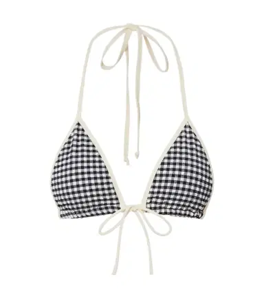 Montce Emma gingham seersucker bikini top | Thumbnail 1