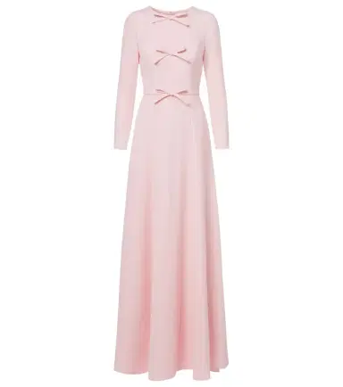 Carolina Herrera Bow-detail crêpe gown | Thumbnail 1