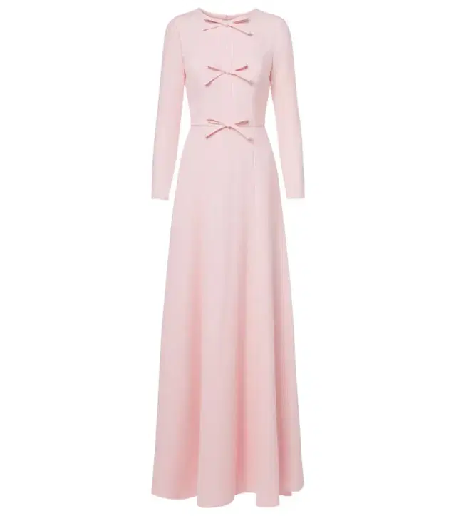 Carolina Herrera Bow-detail crêpe gown