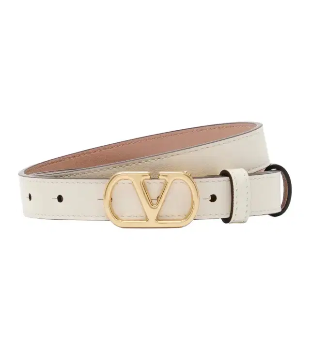 Valentino Garavani VLogo reversible leather belt