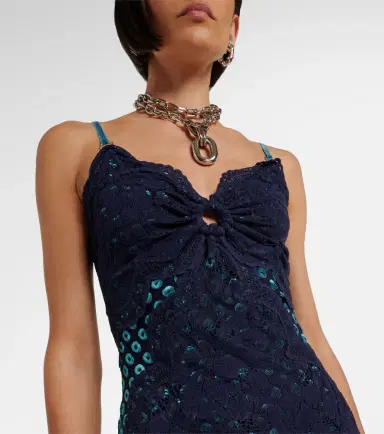 Rabanne Lace maxi dress | Thumbnail 2