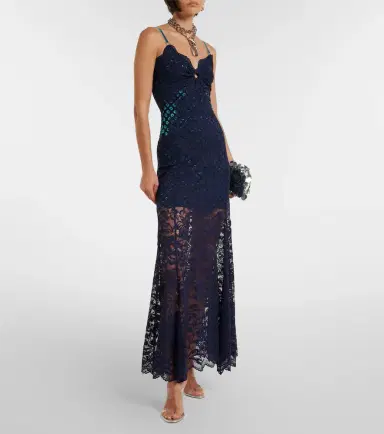 Rabanne Lace maxi dress | Thumbnail 4