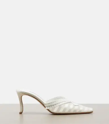 Manolo Blahnik Voluptia organza mules | Thumbnail 4 Manolo Blahnik Voluptia organza mules | Thumbnail 4