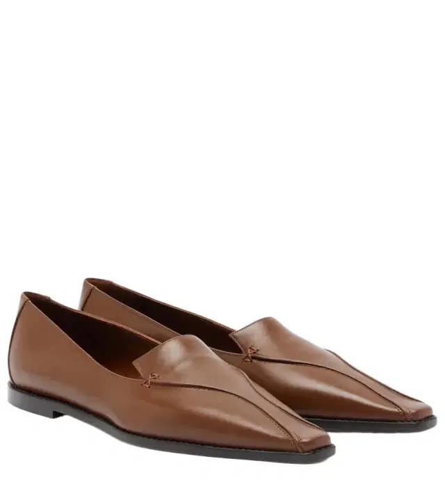 Cleofe leather loafers