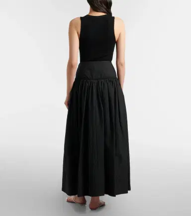 Alaïa Alaïa Cotton-blend maxi skirt | Thumbnail 2