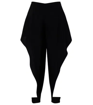 Alaïa Alaïa Cutout ruffled tapered pants | Thumbnail 1
