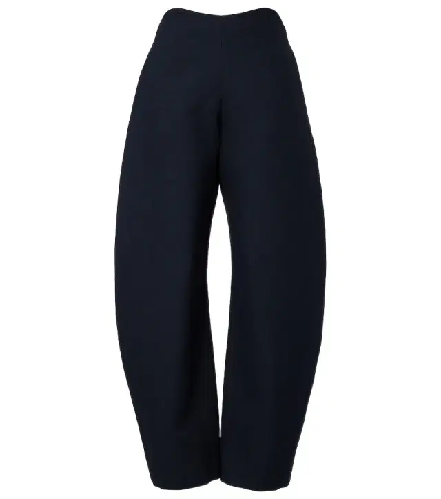 Alaia Alaïa Wool crêpe barrel-leg pants