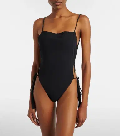 Alaïa Alaïa Tasselled swimsuit | Thumbnail 2