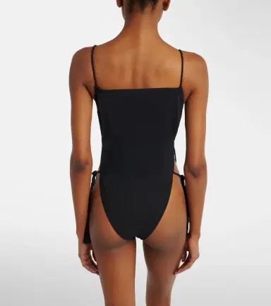 Alaïa Alaïa Tasselled swimsuit | Thumbnail 3