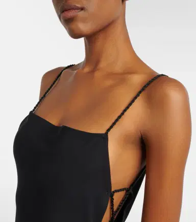 Alaïa Alaïa Tasselled swimsuit | Thumbnail 4