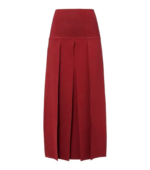 Alaïa Pleated midi skirt