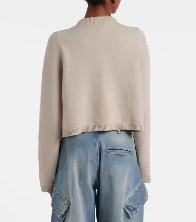 Alaïa Alaïa Cashmere and wool-blend sweater | Thumbnail 3