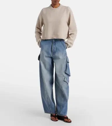 Alaïa Alaïa Cashmere and wool-blend sweater | Thumbnail 4