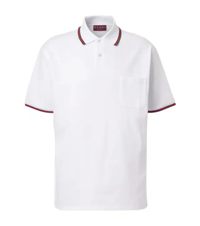 Web Stripe cotton-blend piqué polo shirt