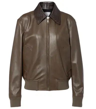 Bottega Veneta Intrecciato leather blouson jacket | Thumbnail 1