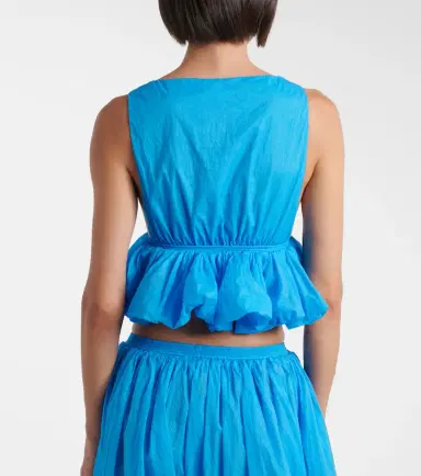 Alaïa Alaïa Gathered crop top | Thumbnail 5