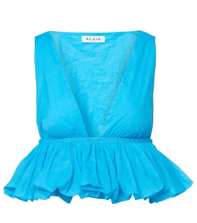 Alaia Alaïa Gathered crop top