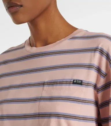 Prada Striped cotton jersey top | Thumbnail 4