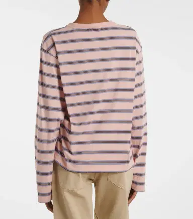 Prada Striped cotton jersey top | Thumbnail 5