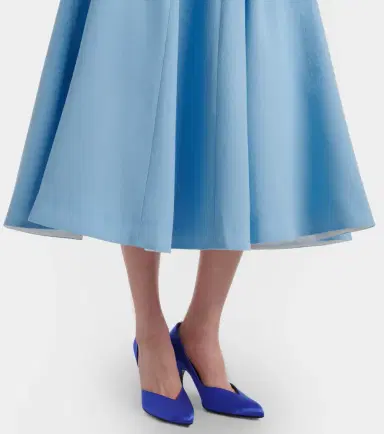 Emilia Wickstead Camilla wool crêpe midi dress | Thumbnail 4