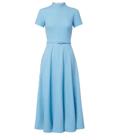 Emilia Wickstead Camilla wool crêpe midi dress | Thumbnail 1