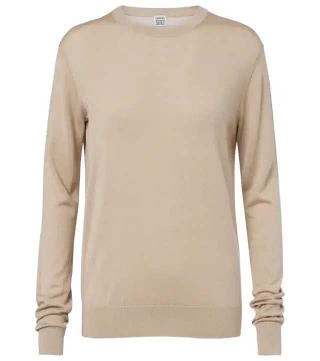 Cashmere and silk sweater
