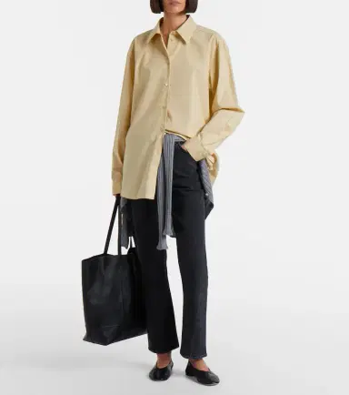 Toteme Oversized cotton poplin shirt | Thumbnail 3