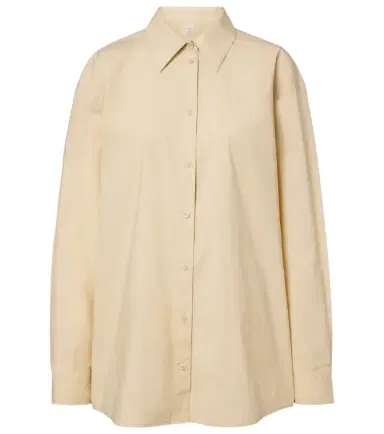 Toteme Oversized cotton poplin shirt | Thumbnail 1