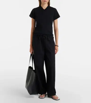TOTEME Cotton jersey T-shirt | Thumbnail 4 TOTEME Cotton jersey T-shirt | Thumbnail 4