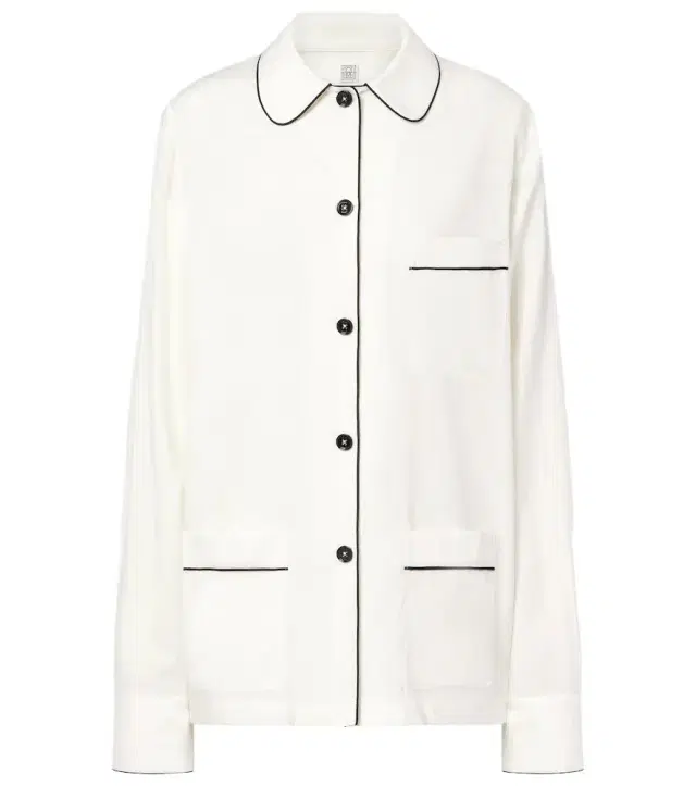 Toteme Oversized silk shirt