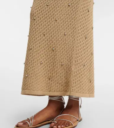 Staud Isola crochet embellished cotton beach dress | Thumbnail 2