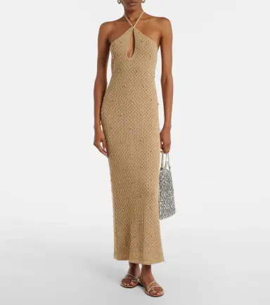 Staud Isola crochet embellished cotton beach dress | Thumbnail 5