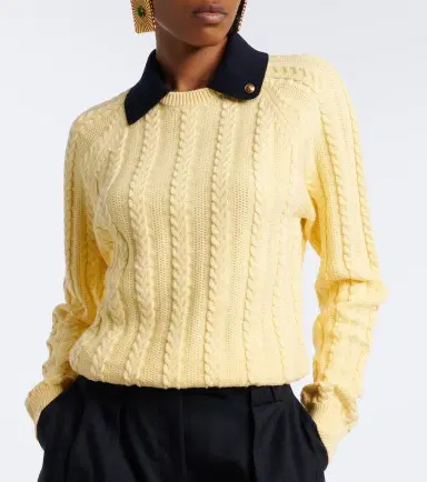 Versace Medusa cable-knit cotton sweater | Thumbnail 2