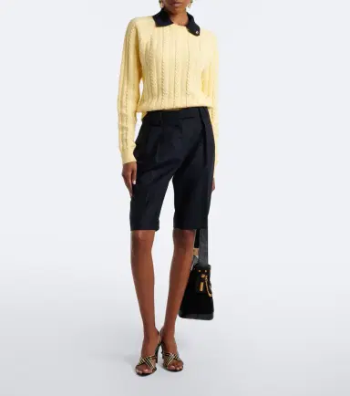 Versace Medusa cable-knit cotton sweater | Thumbnail 4