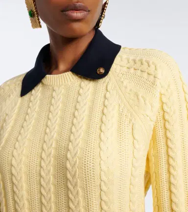 Versace Medusa cable-knit cotton sweater | Thumbnail 5