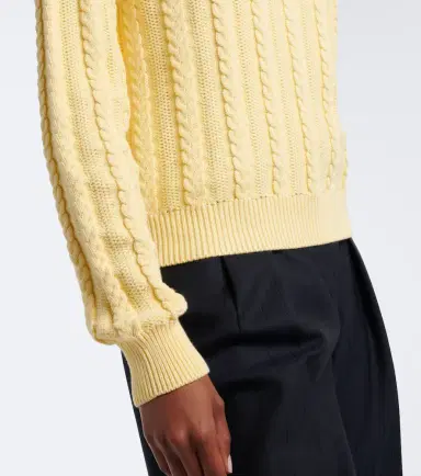 Versace Medusa cable-knit cotton sweater | Thumbnail 6